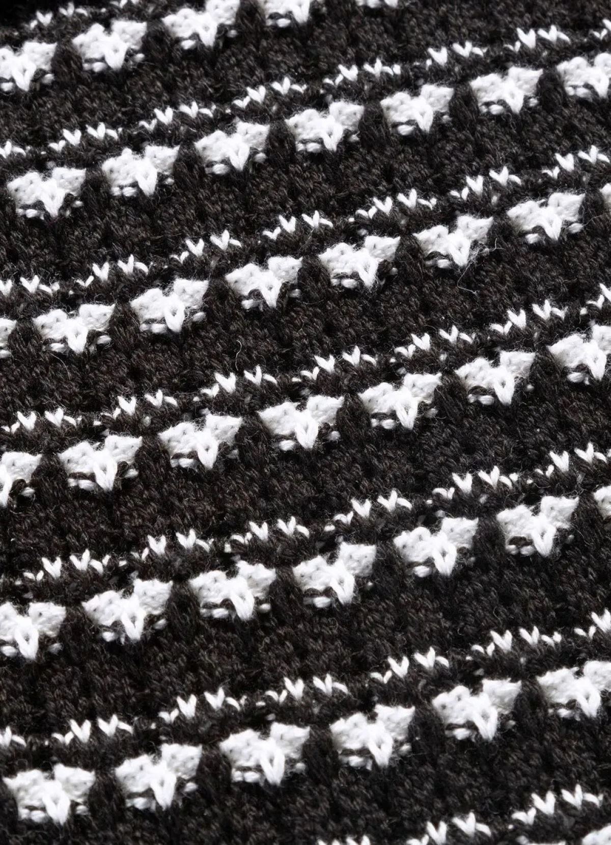 BADER Strickjacke mit aufwendigem Strukturmix SCHWARZ-ECRU