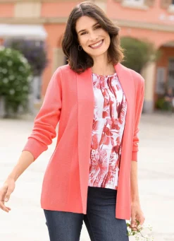 Best BADER Strickjacke mit dezentem Glanzeffekt HUMMER