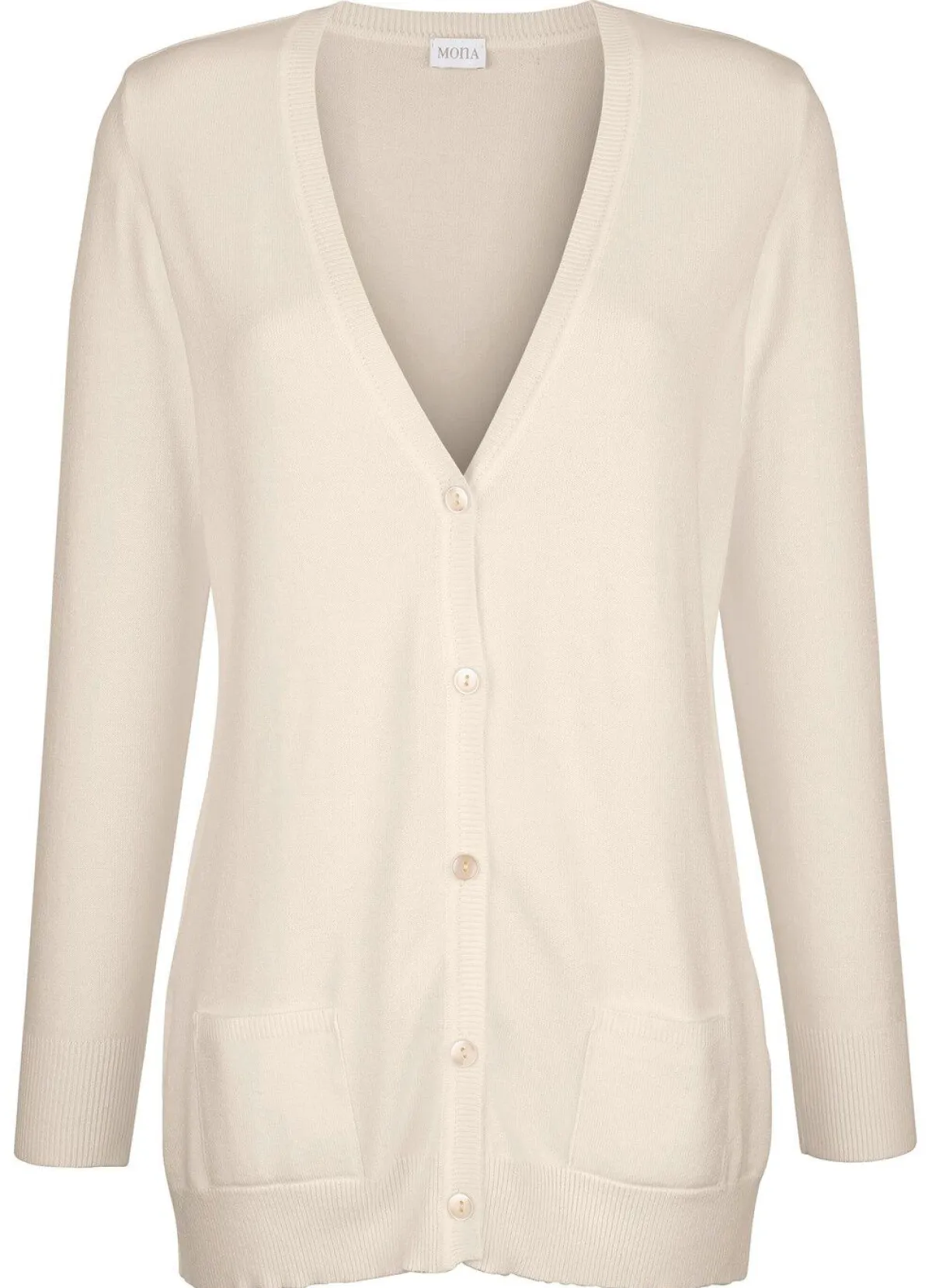 BADER Strickjacke mit Modal NATUR