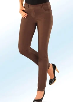 New ASCARI Superbequeme, edle Hose COGNAC