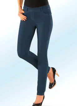 ASCARI Superbequeme, edle Hose MARINE