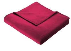 Sale BORBO Supersofte Schlafdecke von aus reiner Baumwolle ROT