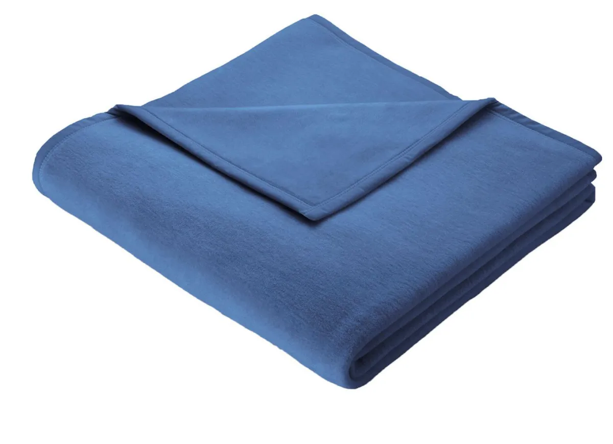 New BORBO Supersofte Schlafdecke von aus reiner Baumwolle BLAU