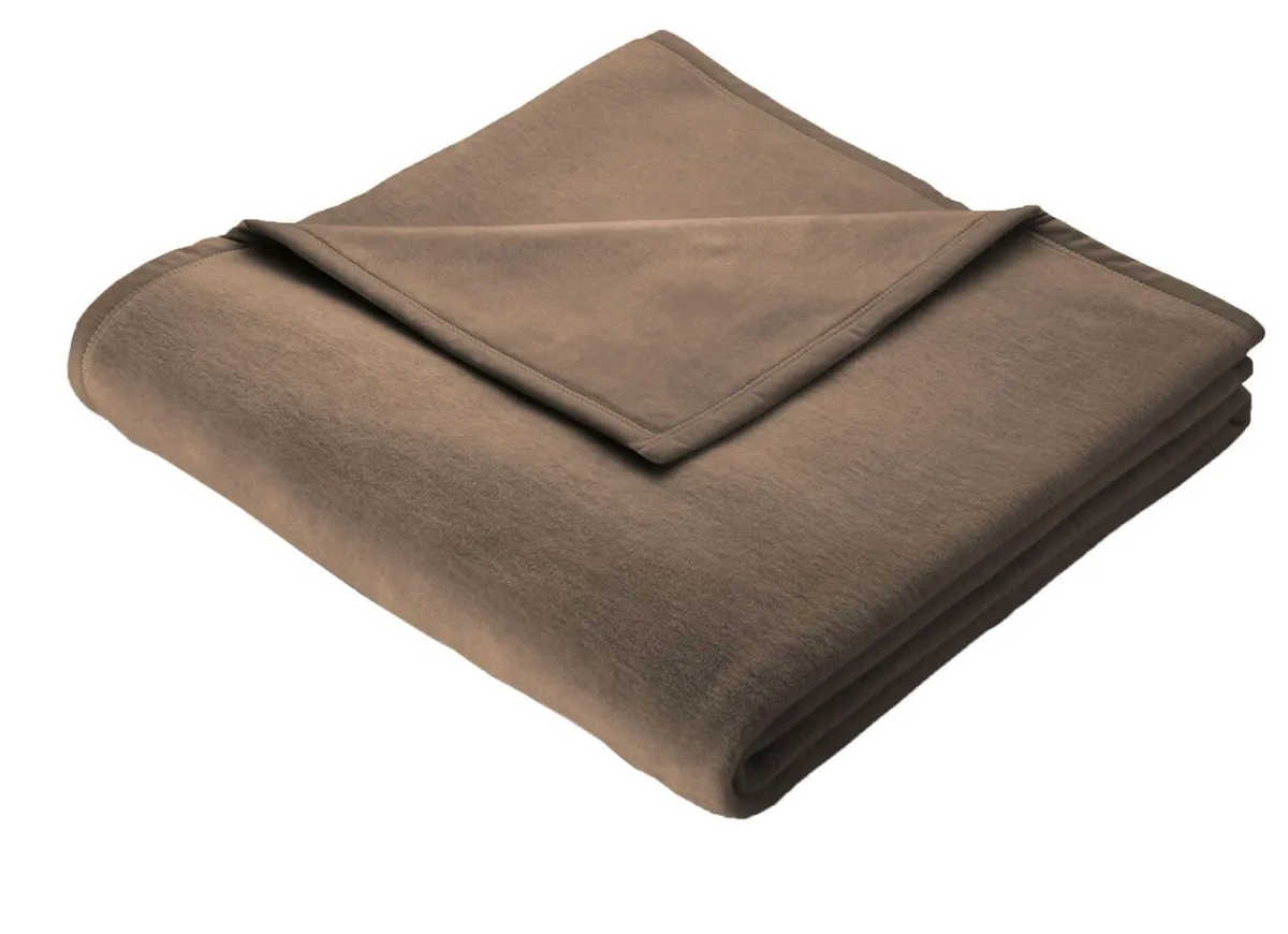 New BORBO Supersofte Schlafdecke von aus reiner Baumwolle BRAUN