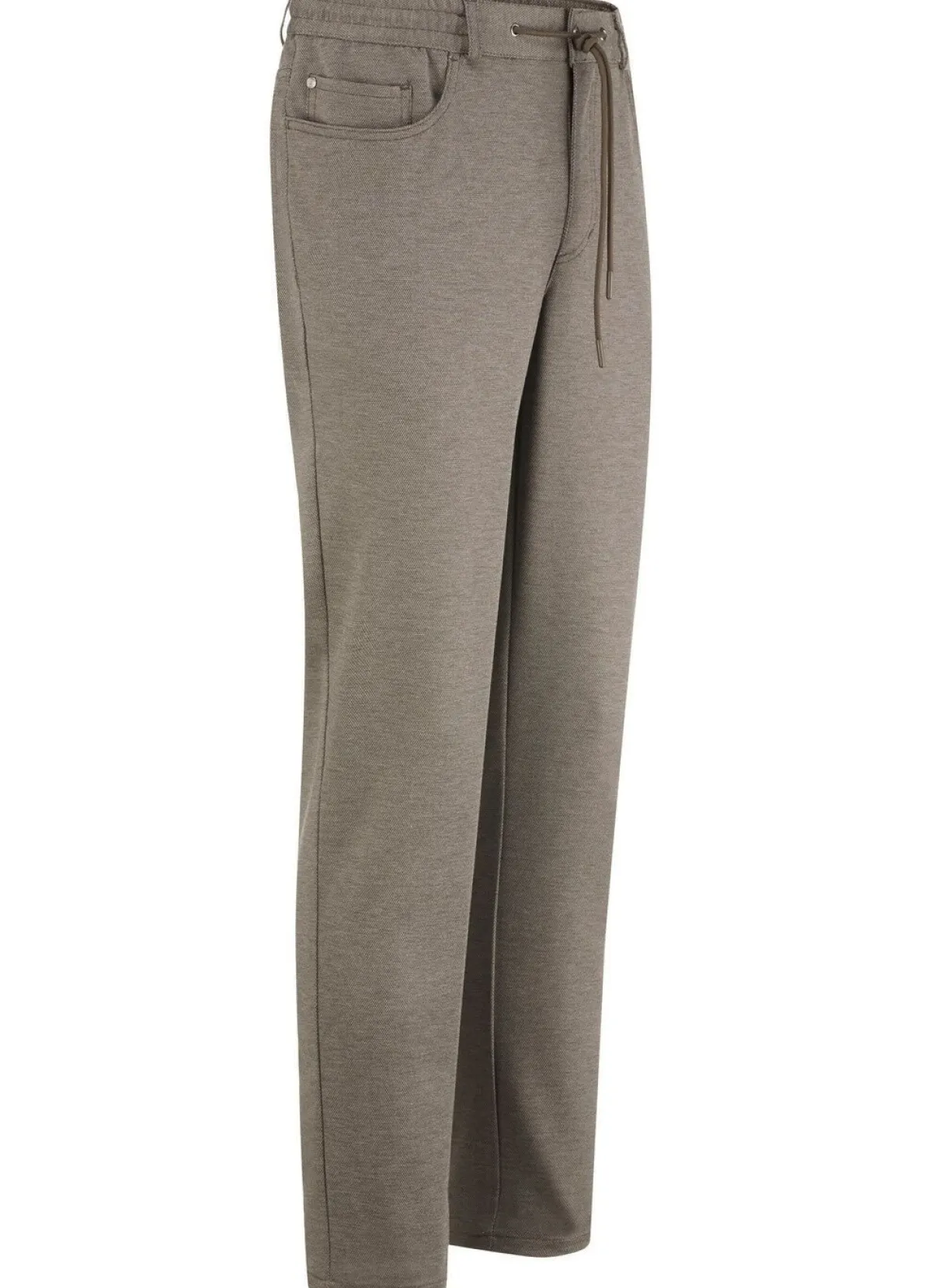BADER Superstretch-Hose mit Gummibund in 3 Farben SCHLAMM MELIERT