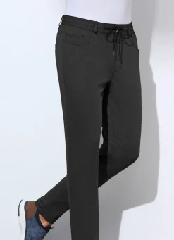 Best BADER Superstretch-Hose mit Gummibund in 3 Farben SCHWARZ