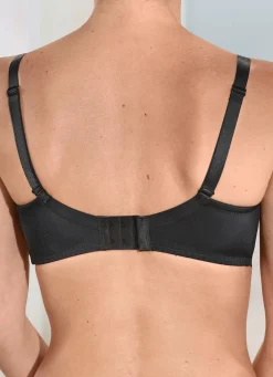 Outlet BADER Susa BH mit hübscher Elastikspitze SCHWARZ
