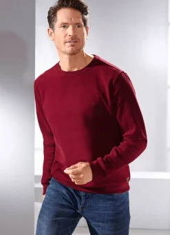 Online BADER Sweatshirt von „Milano Italy“ BORDEAUX