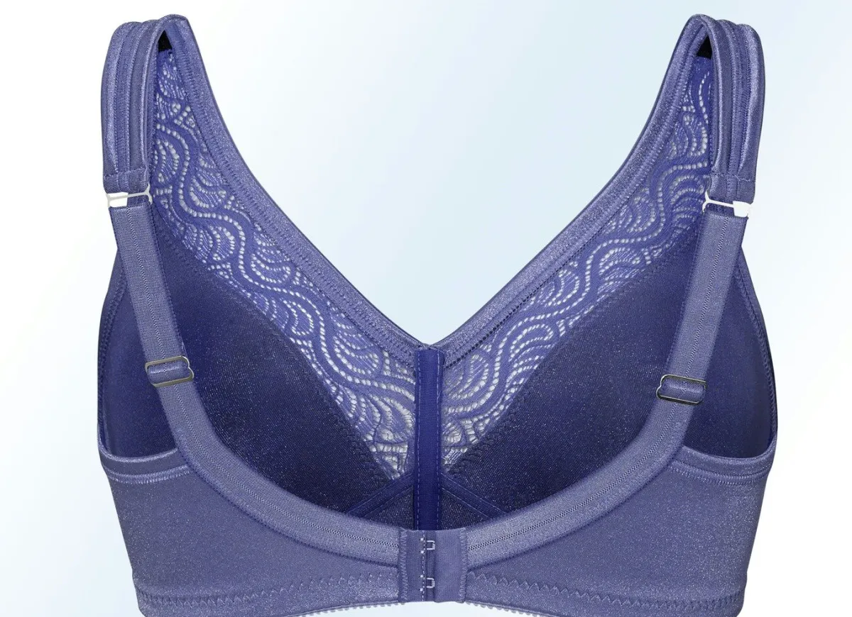 Outlet BADER Swegmark of Sweden Zweierpack BH mit Spitzeneinsätzen 1X BLEU, 1X WEISS