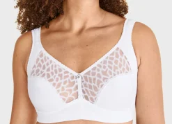 Hot SWEGMARK of Sweden-BH mit elastischer Spitze WEISS