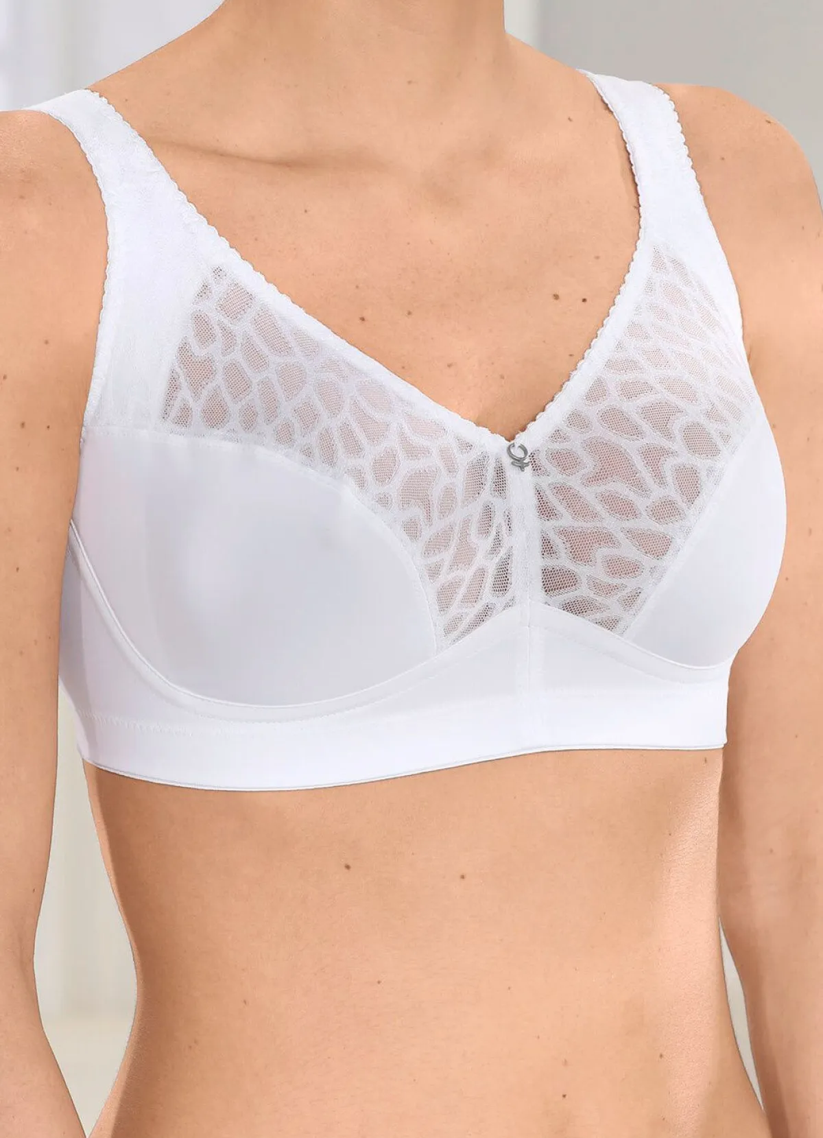 Hot SWEGMARK of Sweden-BH mit elastischer Spitze WEISS
