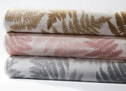 Discount BADER Tagesdecke mit naturnahen Blättermotiven GOLD