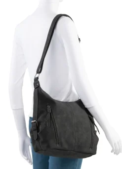 Clearance BADER Tasche aus weichem, dezent schattiertem Synthetik SCHWARZ