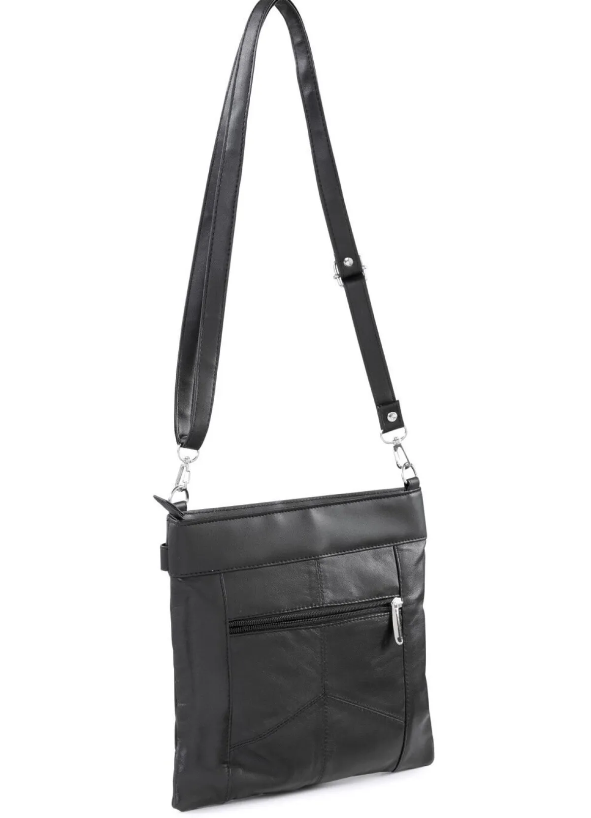 Clearance BADER Tasche aus weichem Nappaleder SCHWARZ