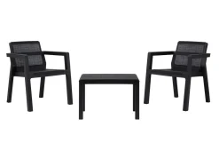 Sale BADER 3-teiliges Balkon-Set ANTHRAZIT