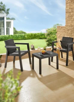 Sale BADER 3-teiliges Balkon-Set ANTHRAZIT