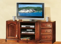 Outlet BADER Teilmassives TV-Longboard mit Echtholzfurnier NUSSBAUM