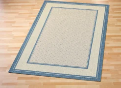 Outlet BADER Teppiche in Sisal-Optik für den Innen- und Außenbereich BLAU