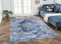 Hot BADER Teppiche mit pflegeleichter Oberfläche BLAU