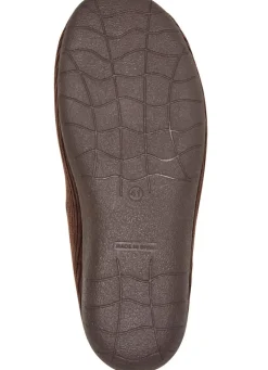 New BADER Textil-Hausschuh in Cord-Optik BRAUN