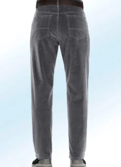 Discount BADER Thermo-Cordhose in 3 Farben DUNKELGRAU