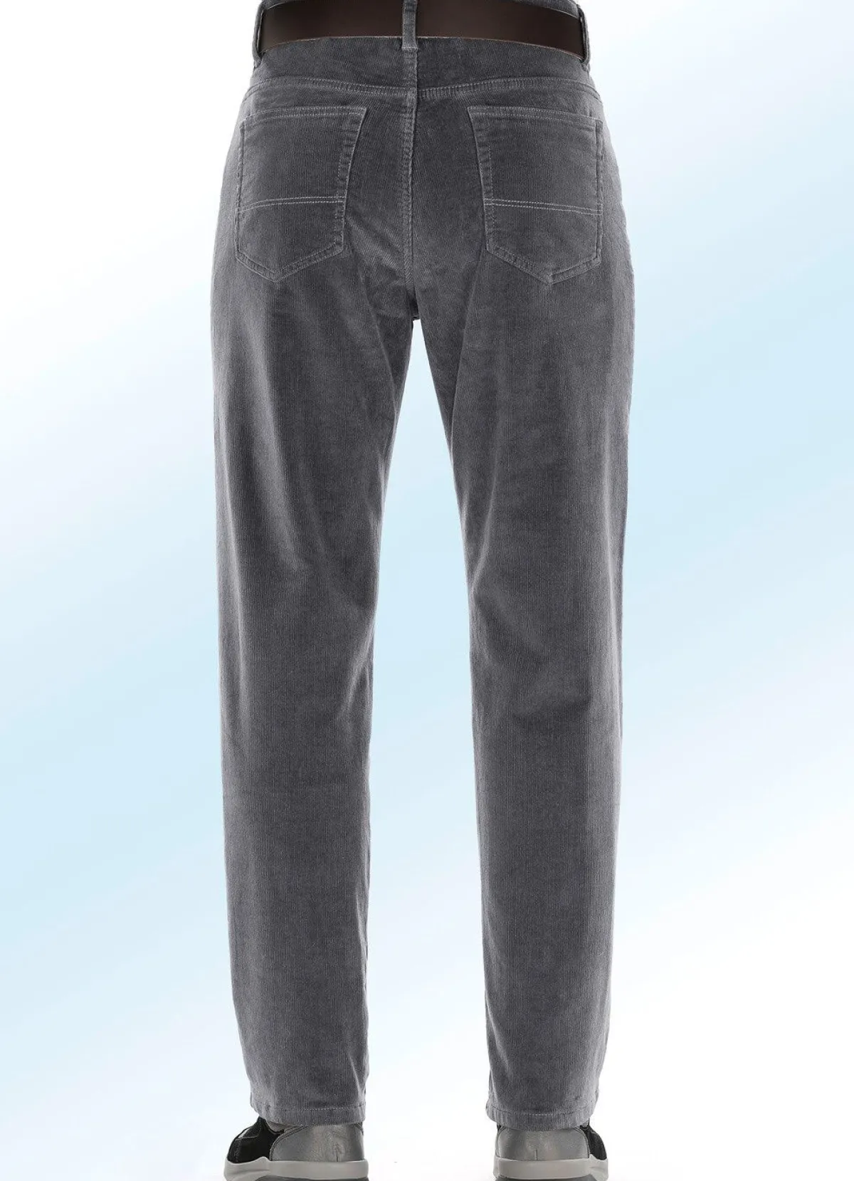 Discount BADER Thermo-Cordhose in 3 Farben DUNKELGRAU