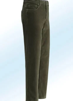 Clearance BADER Thermo-Cordhose in 3 Farben OLIV