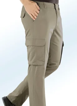 Discount BADER Thermohose mit Cargotaschen in 4 Farben MITTELBRAUN