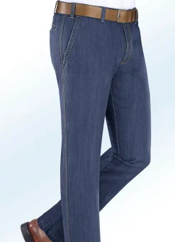 New BADER Thermojeans mit Dehnbund in 5 Farben JEANSBLAU
