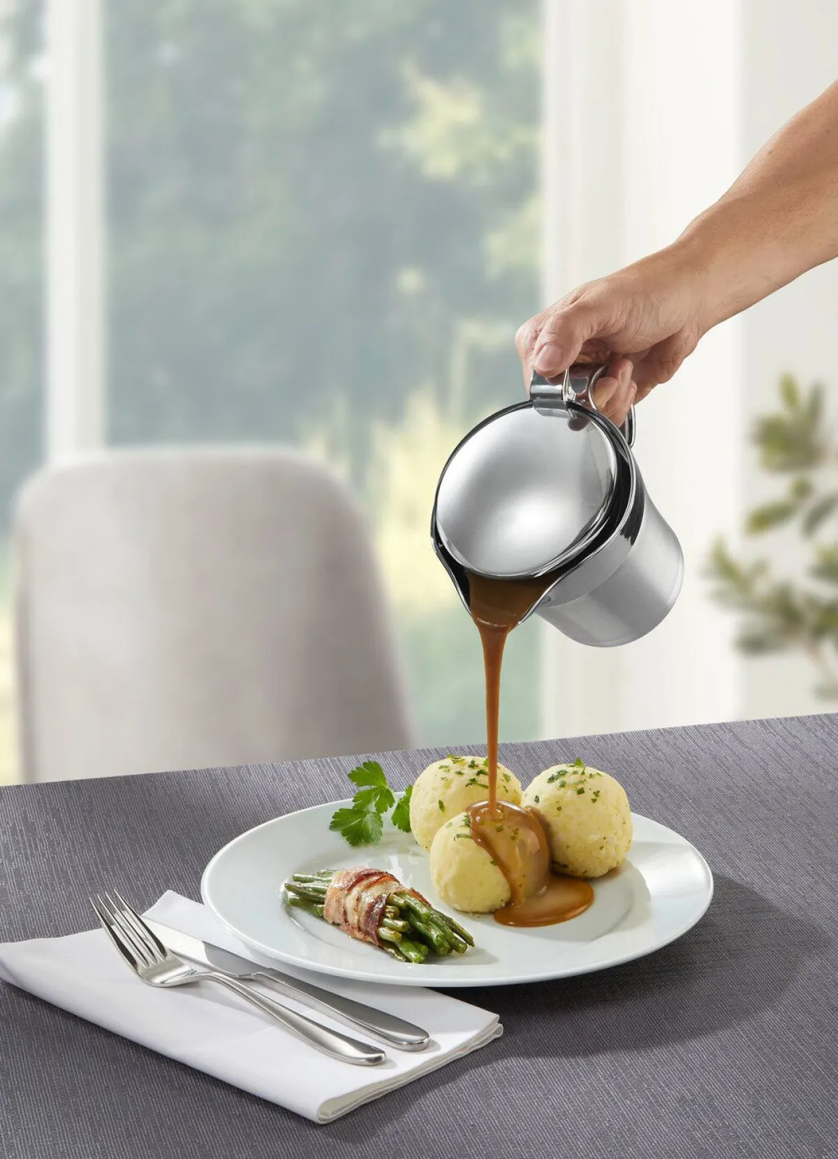 BADER Thermo-Sauciere SILBER