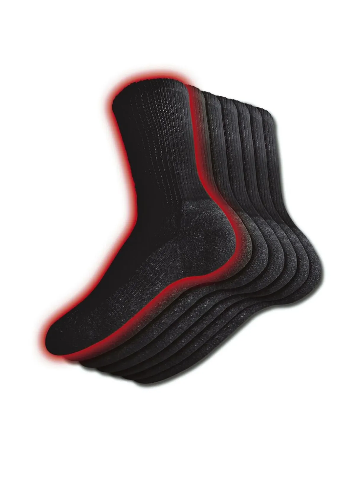 Discount BADER Thermosocken, 6er-Pack SCHWARZ