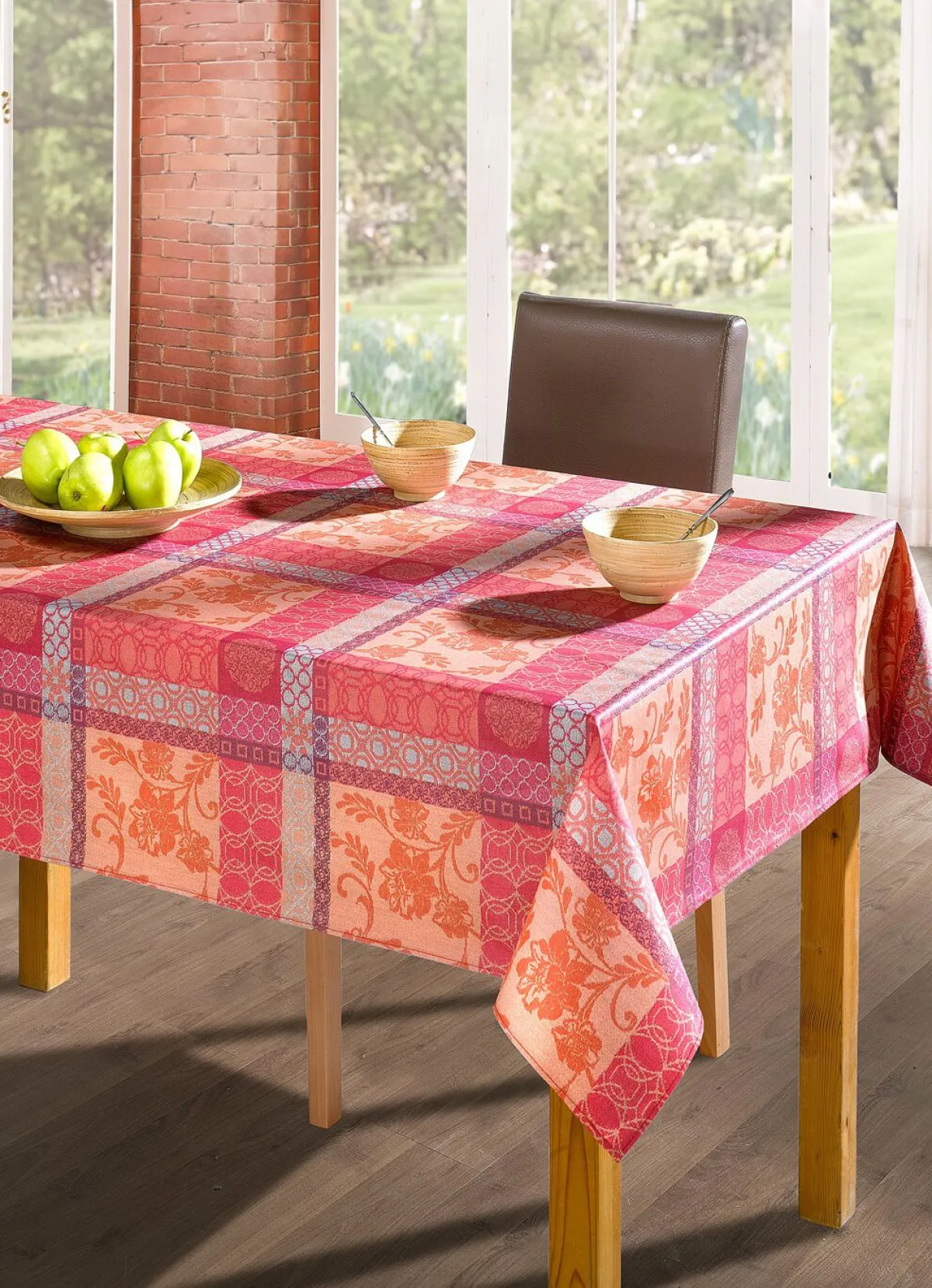 New BADER Tischdecke aus 100% Baumwolle mit Acryl-Versiegelung TERRA