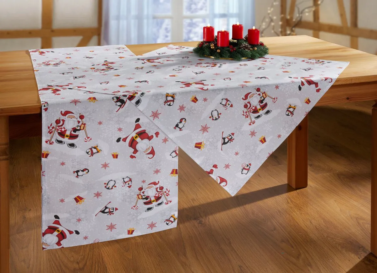 New BADER Tischdecke oder Kissenbezug aus 100% Baumwolle BUNT
