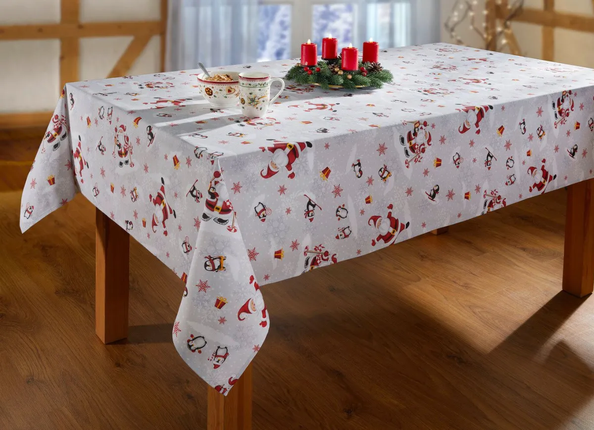 New BADER Tischdecke oder Kissenbezug aus 100% Baumwolle BUNT