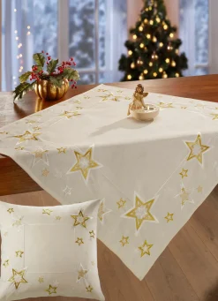 Clearance BADER Tisch- und Raumdekoration CREME-GOLD