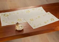 Clearance BADER Tisch- und Raumdekoration CREME-GOLD