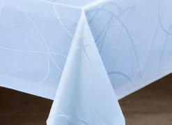 New BADER Tisch- und Raumdekoration mit Fleckschutzversiegelung HELLBLAU