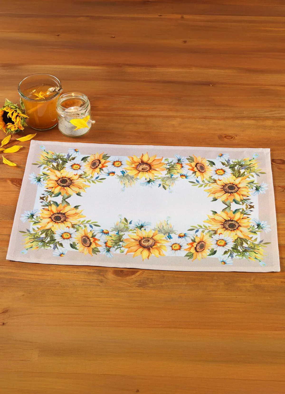 BADER Tisch- und Raumdekoration mit Sonnenblumen-Motiv BUNT