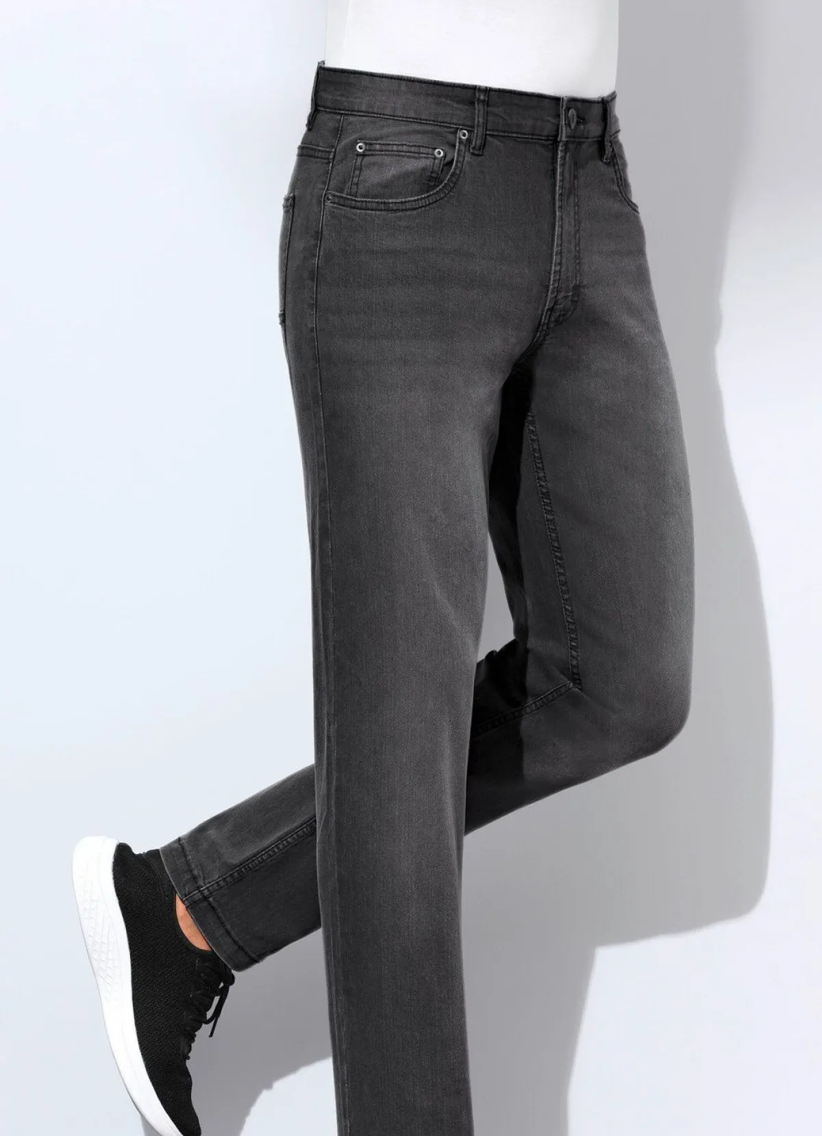 BADER Tolle Jeans in 3 Farben ANTHRAZIT