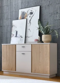 Best BADER Tolle Kommode, 3-türig KASCHMIR-EICHE CREMONA