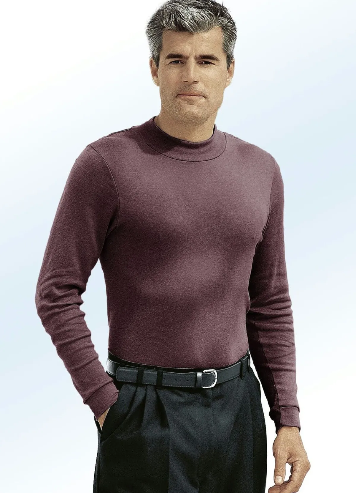 New BADER Tragangenehmes Shirt in 10 Farben SCHOKOBRAUN