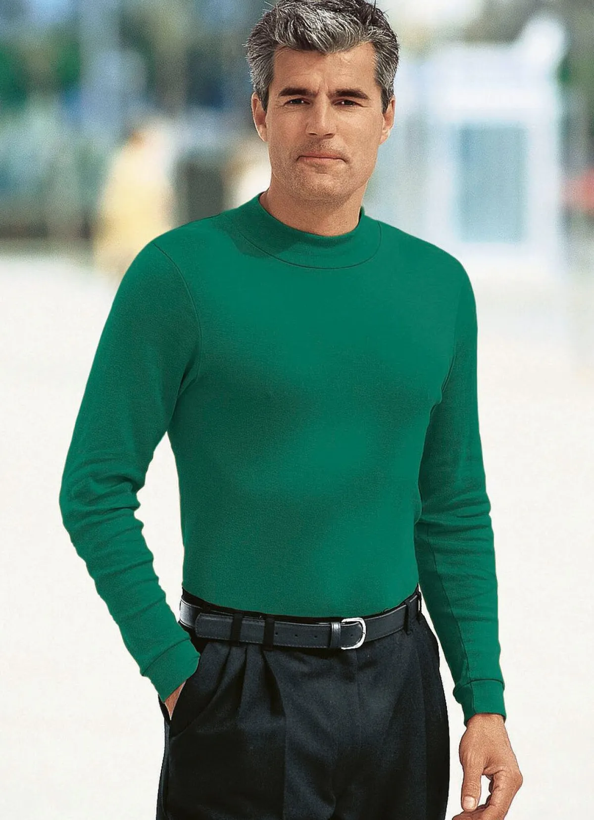 Clearance BADER Tragangenehmes Shirt in 10 Farben DUNKELGRÜN