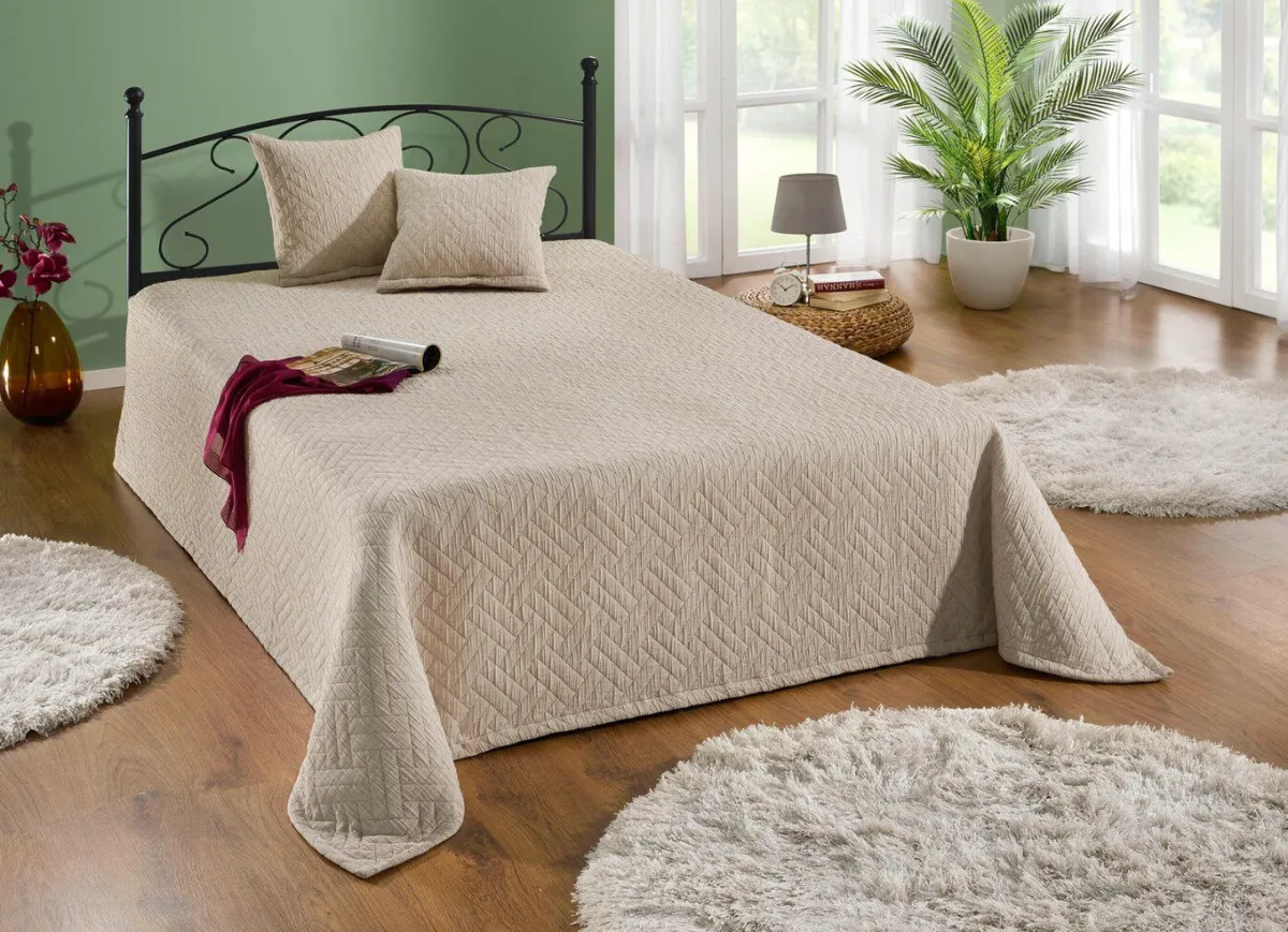 Best BADER Traumhafte Tagesdecke BEIGE