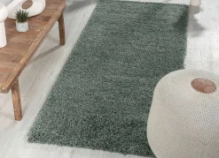 BADER Traumhaft flauschige Brücken und Teppiche in Shaggy-Qualität HELLGRÜN