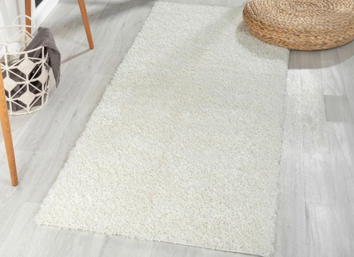 Clearance BADER Traumhaft flauschige Brücken und Teppiche in Shaggy-Qualität CREME
