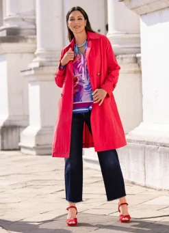 Online laurakent Trenchcoat mit Gürtel FEUERROT