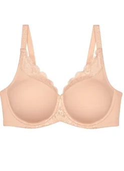 Clearance BADER Triumph Amourette Minimzer-Bügel-BH mit Elastikspitze PUDER