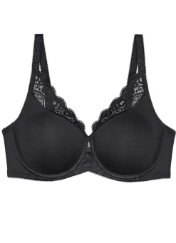 Best BADER Triumph Amourette Minimzer-Bügel-BH mit Elastikspitze SCHWARZ