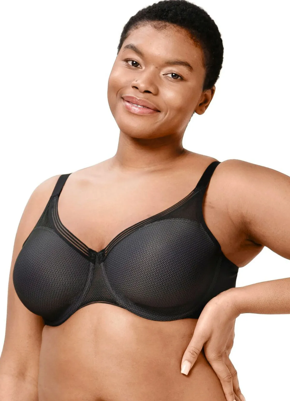 Best TRIUMPH Infinite Sensation-Minimizer-Bügel-BH mit vorgeformten Cups SCHWARZ
