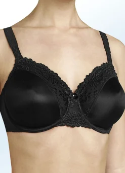 Outlet BADER Triumph Ladyform Soft-Minimizer-Bügel-BH schwarz